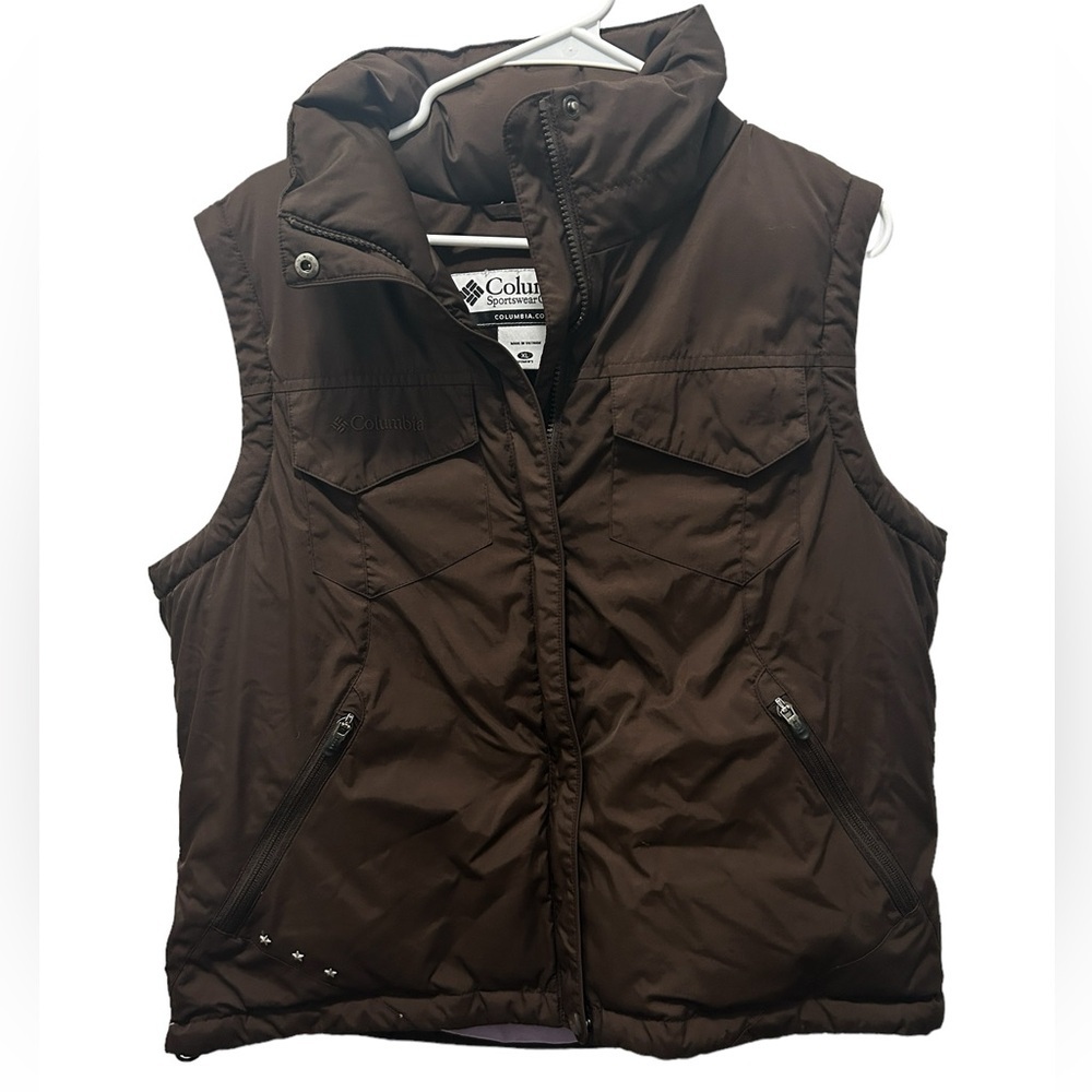 Columbia Women's Brown Quilted Puffer Vest